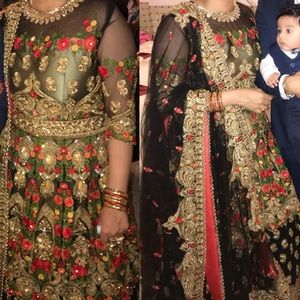 Beautiful heavy indian anarkali dress